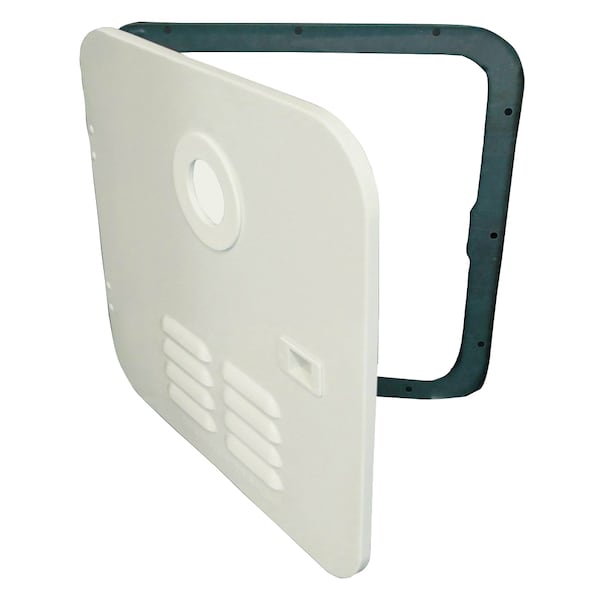 Girard 2GWHD Door Kit for GSWH-2 New Installations and Suburban 6-Gallon Water Heater - 16", White 2GWHD - main